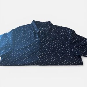 George Navy Blue Casual Button Down Shirt